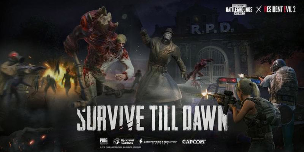 Mode Zombie Resident Evil 2 di PUBG Mobile Resmi Dirilis